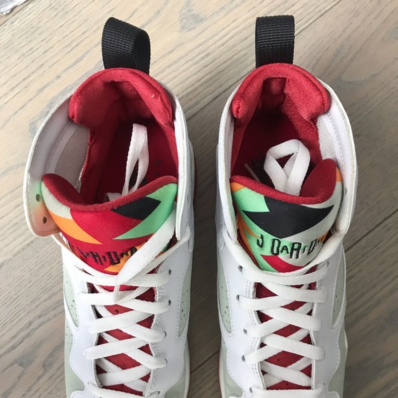 AIR JORDAN 7 RETRO "HARE" - Picture 6 of 7